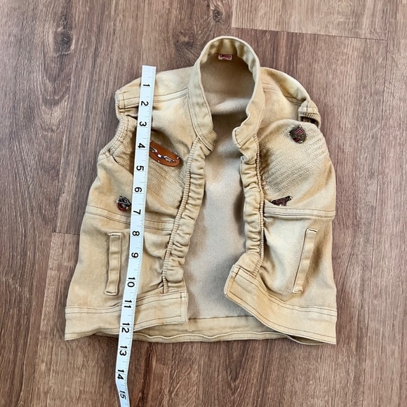 Pocket Money Maverick Pilot Vest with Metal badges Sz 4 - Picture 7 of 8